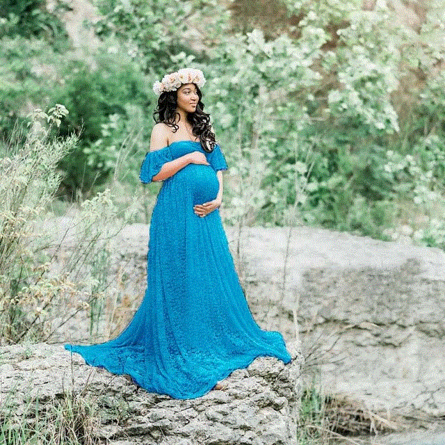 2021 High quality Long Maternity Clothes Pregnancy Dress Dresses For Photo Shoot Maxi Gown Dresses For Pregnant Women