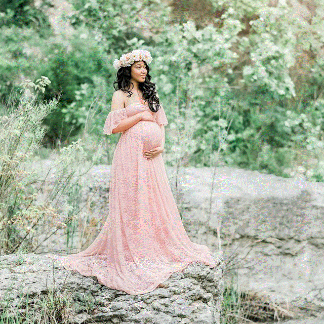 2021 High quality Long Maternity Clothes Pregnancy Dress Dresses For Photo Shoot Maxi Gown Dresses For Pregnant Women