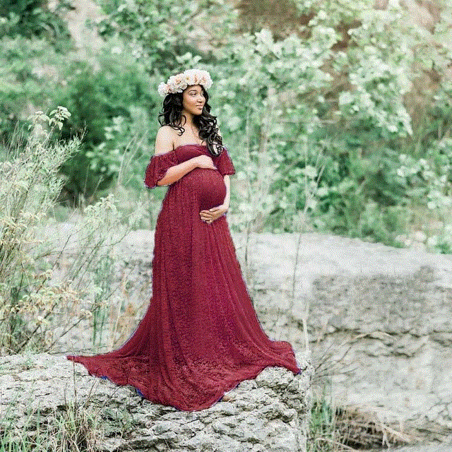 2021 High quality Long Maternity Clothes Pregnancy Dress Dresses For Photo Shoot Maxi Gown Dresses For Pregnant Women