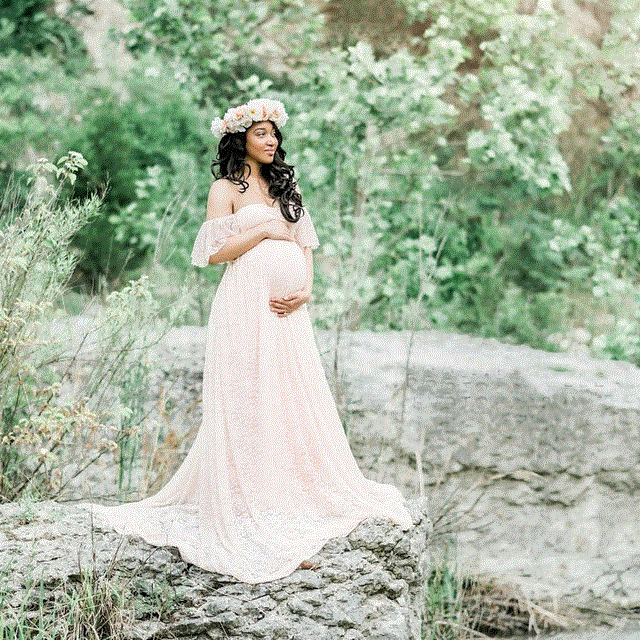 2021 High quality Long Maternity Clothes Pregnancy Dress Dresses For Photo Shoot Maxi Gown Dresses For Pregnant Women