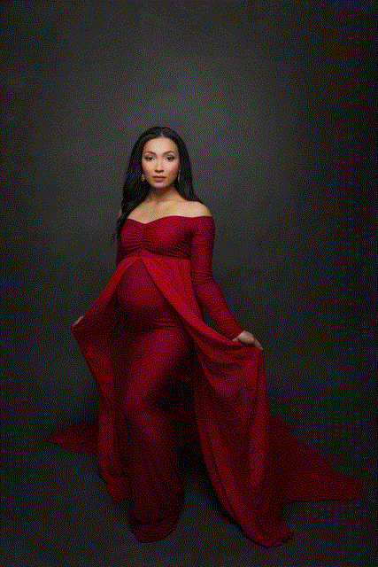 2021 High quality Shoulderless Long Sleeve Pregnancy Dress Maternity Maxi Gown Dresse For Photo Shoot Pregnant Clothes
