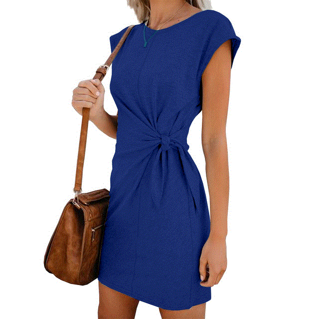 2021 High quality Hot Pure Color Tie-in Waist Pregnant Women Dress Soft Comfortable Cotton Gestante Pregnancy Dress