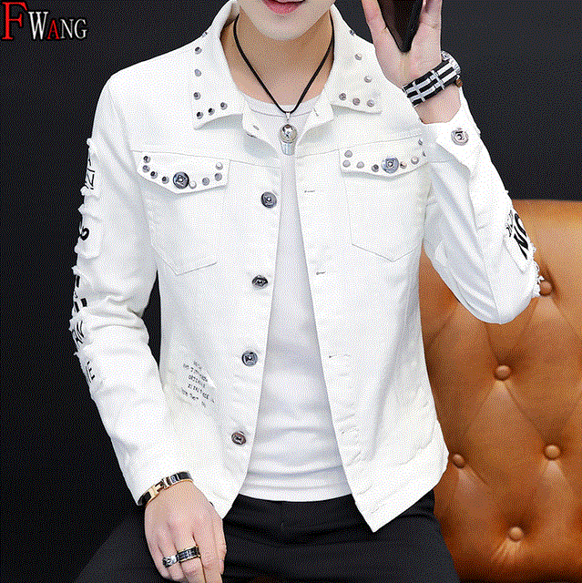 2021 High quality Spring Autumn Jeans Coat Men Korean-style Fashion Students Versatile Jacket Male Wear Summer New