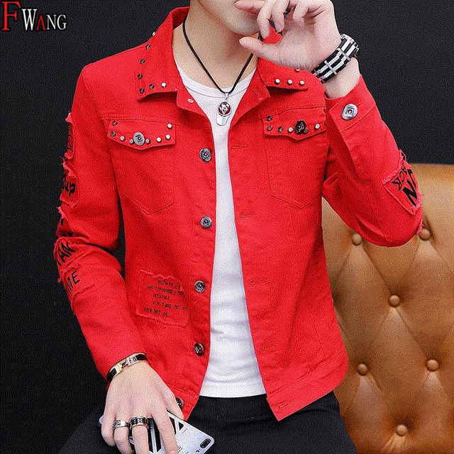 2021 High quality Spring Autumn Jeans Coat Men Korean-style Fashion Students Versatile Jacket Male Wear Summer New