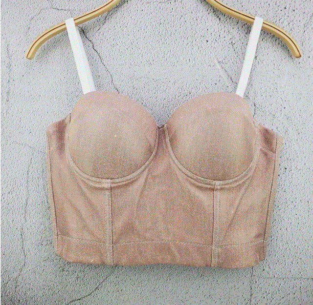 2021 High quality Plus Size Fashion Mesh Push Up Bralet Women Corset Bra Night Club Party sexy Cropped Tops Vest