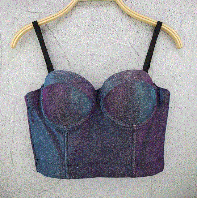 2021 High quality Plus Size Fashion Mesh Push Up Bralet Women Corset Bra Night Club Party sexy Cropped Tops Vest