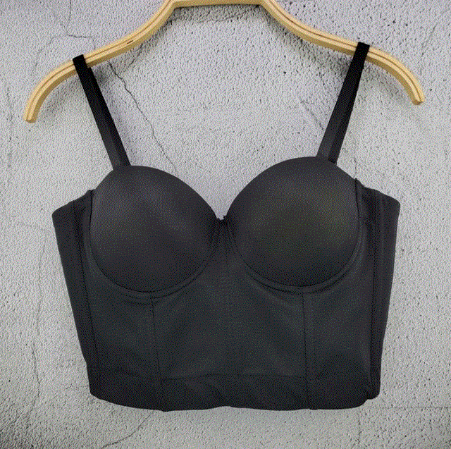 2021 High quality Plus Size Fashion Mesh Push Up Bralet Women Corset Bra Night Club Party sexy Cropped Tops Vest