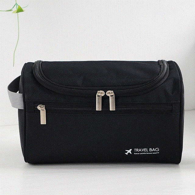 2021 High quality Women Men Hanging Cosmetic Bag Business Makeup Case Travel Zipper Storage Pouch Wash Bath Kit