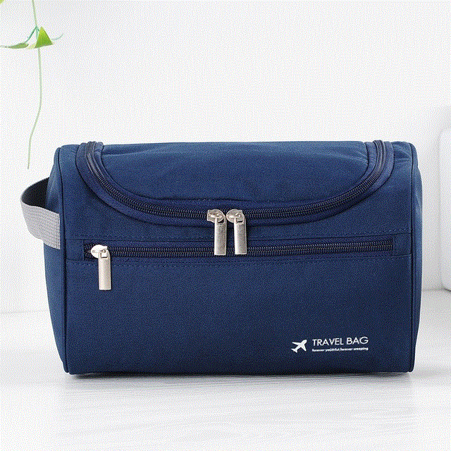 2021 High quality Women Men Hanging Cosmetic Bag Business Makeup Case Travel Zipper Storage Pouch Wash Bath Kit