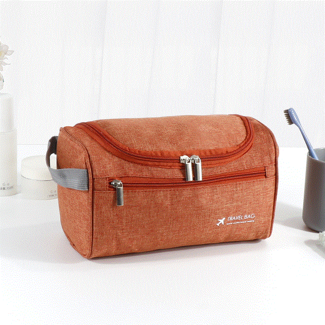 2021 High quality Women Men Hanging Cosmetic Bag Business Makeup Case Travel Zipper Storage Pouch Wash Bath Kit