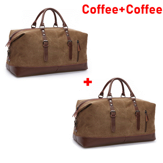 2021 High quality Men Duffel Canvas Bags Overnight Travel Bags Large Capacity Luggage Wild Bag Handbags  Shoulder Bag