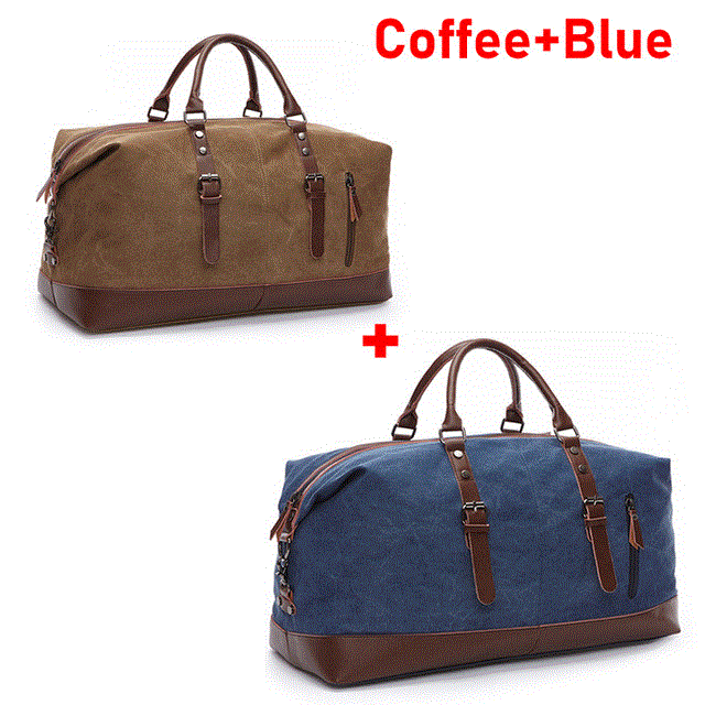 2021 High quality Men Duffel Canvas Bags Overnight Travel Bags Large Capacity Luggage Wild Bag Handbags  Shoulder Bag
