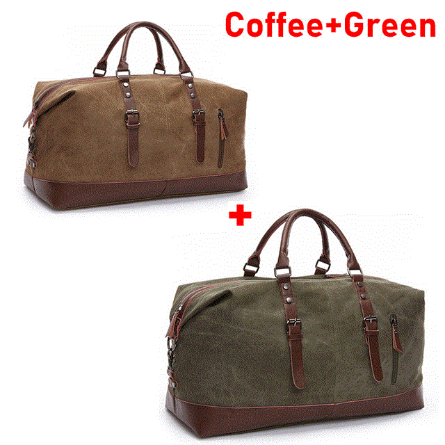 2021 High quality Men Duffel Canvas Bags Overnight Travel Bags Large Capacity Luggage Wild Bag Handbags  Shoulder Bag