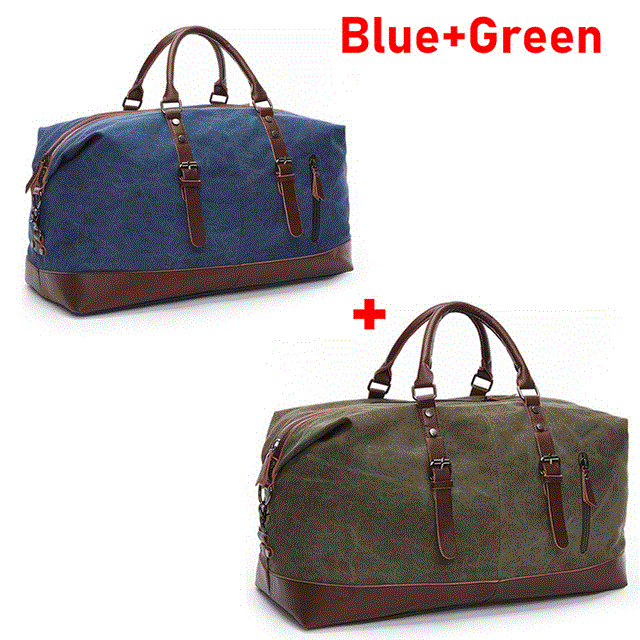 2021 High quality Men Duffel Canvas Bags Overnight Travel Bags Large Capacity Luggage Wild Bag Handbags  Shoulder Bag