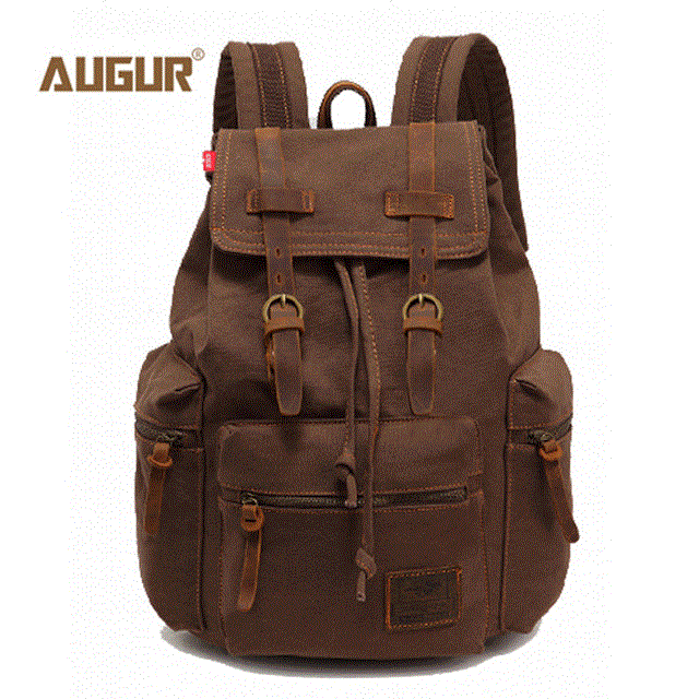 2021 High quality New men backpack vintage canvas backpack school bag Male travel bags large capacity laptop backpack