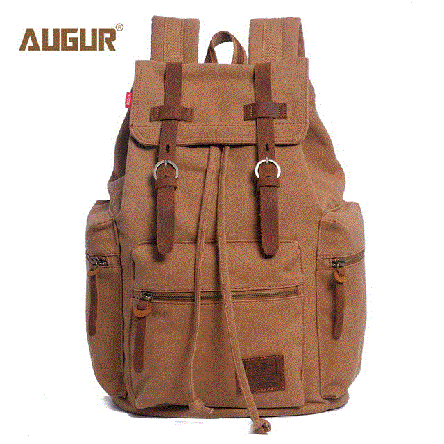2021 High quality New men backpack vintage canvas backpack school bag Male travel bags large capacity laptop backpack