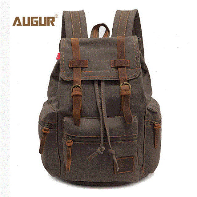 2021 High quality New men backpack vintage canvas backpack school bag Male travel bags large capacity laptop backpack