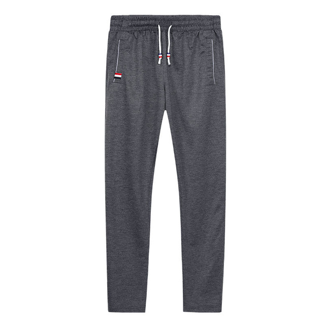 2021 High quality Sweatpants Plus Size Men Joggers Track Pants Elastic Waist Sport Casual Trousers Baggy Fitness Gym