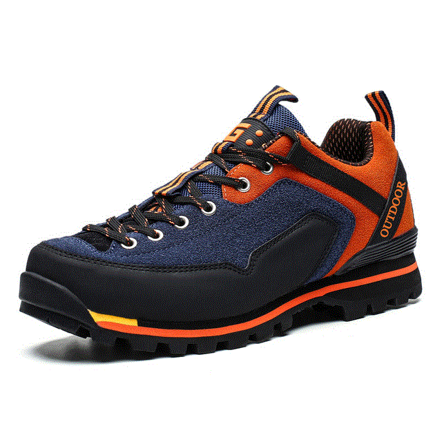 2021 High quality Men Hiking Shoes Waterproof Shoes Climbing Fishing Boots Outdoor Sports High Ankle Trekking Sneakers
