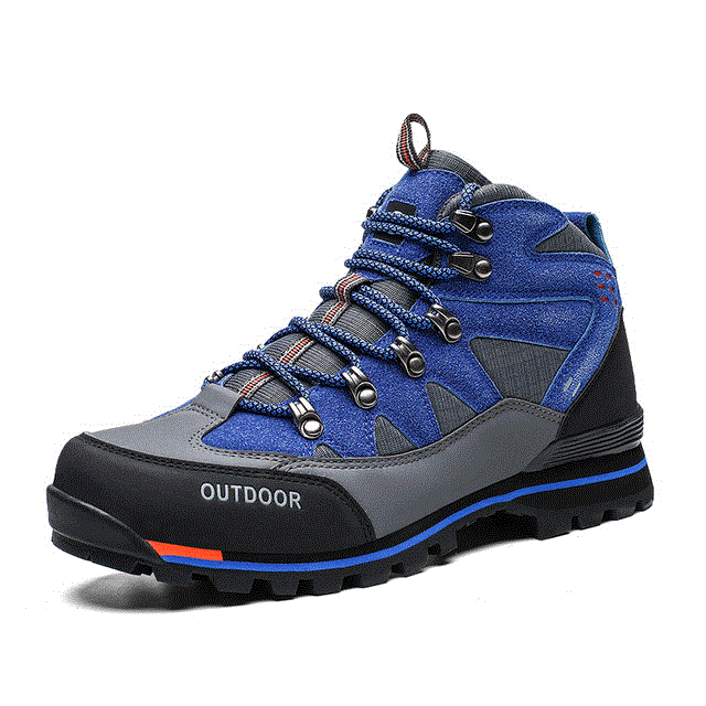 2021 High quality Men Hiking Shoes Waterproof Shoes Climbing Fishing Boots Outdoor Sports High Ankle Trekking Sneakers