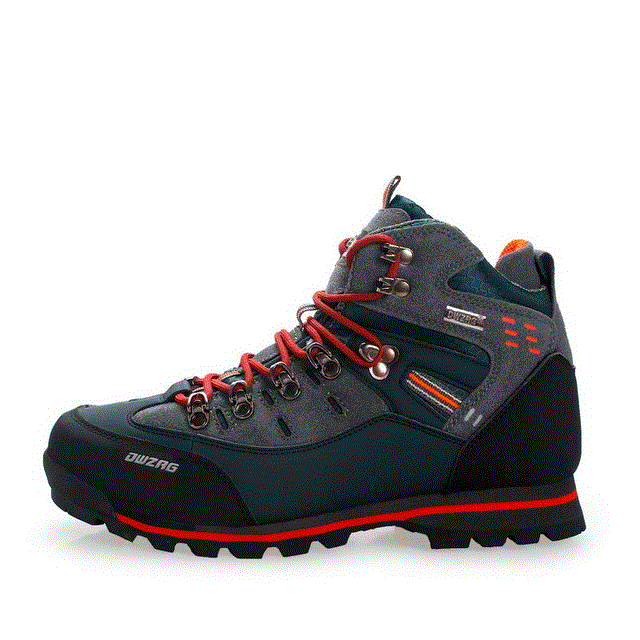 2021 High quality Men Hiking Shoes Waterproof Shoes Climbing Fishing Boots Outdoor Sports High Ankle Trekking Sneakers