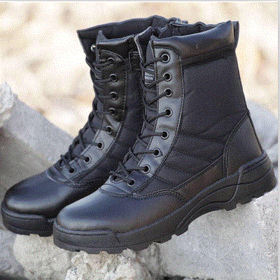 2021 High quality Men Boots Winter Outdoor Military Boots Breathable Army Combat Boots Plus Size Desert Hiking Shoe