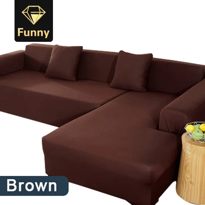 2021 High quality Hot Sale Elastic Stretch Sofa Cover Couch for Sectional L Shaped Slipcover Home Textile 4-Seat sofa