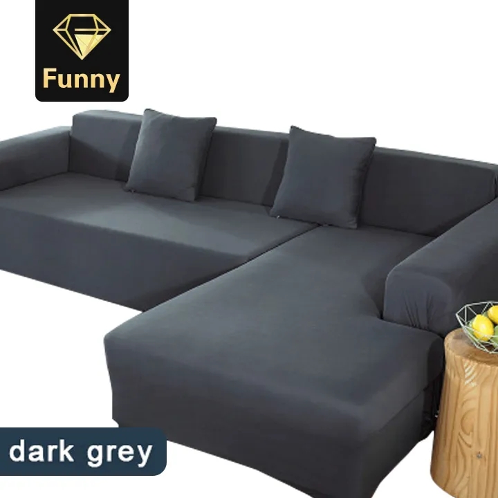 2021 High quality Hot Sale Elastic Stretch Sofa Cover Couch for Sectional L Shaped Slipcover Home Textile 4-Seat sofa