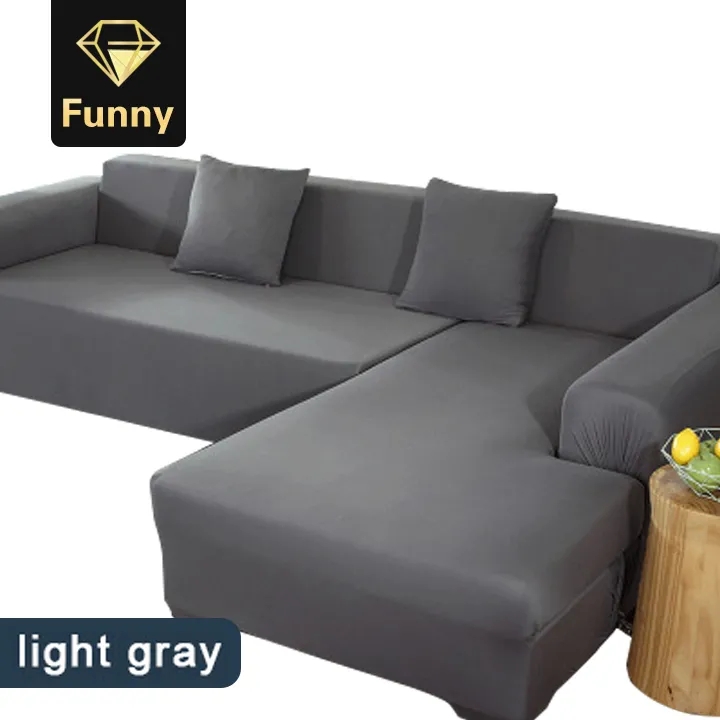 2021 High quality Hot Sale Elastic Stretch Sofa Cover Couch for Sectional L Shaped Slipcover Home Textile 4-Seat sofa