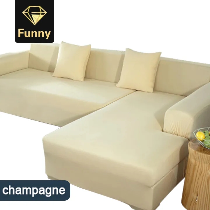 2021 High quality Hot Sale Elastic Stretch Sofa Cover Couch for Sectional L Shaped Slipcover Home Textile 4-Seat sofa