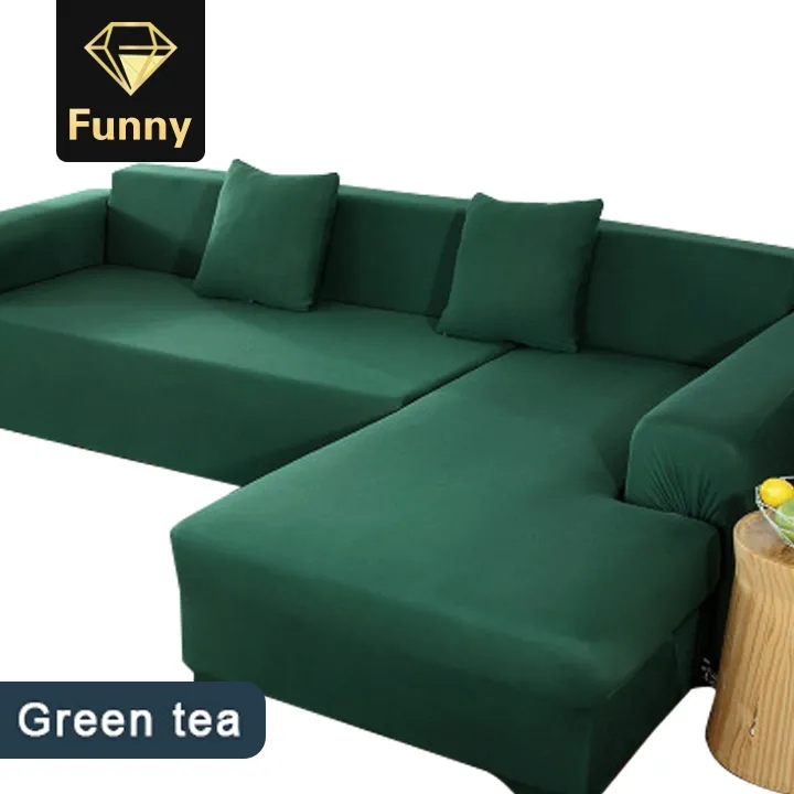 2021 High quality Hot Sale Elastic Stretch Sofa Cover Couch for Sectional L Shaped Slipcover Home Textile 4-Seat sofa