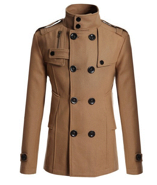 2021 High quality Hot Sale Men Mao Wool Overcoat for Male Long Suit Woolen Windbreaker Men Coat Outer  Wear Clothing