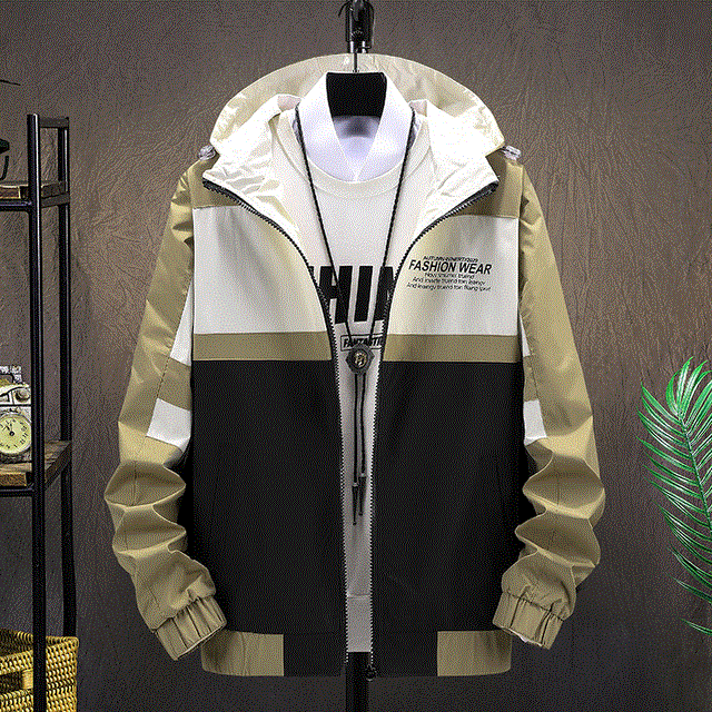 2021 High quality Plus Size 8XL Jacket Men Hooded Fashion Air Force Jacket Thin Hip Hop Outerwear  Casual Windbreaker