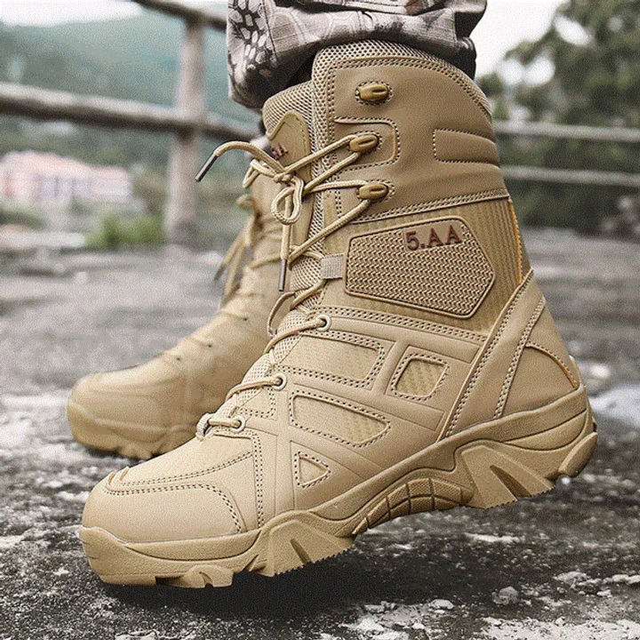 2021 High quality Men Brand Military Boots Special Force Tactical Desert Combat Men's Boots Outdoor Shoes Ankle Boots