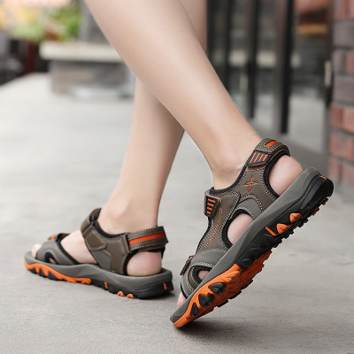 2021 High quality Sandalen Klittenband Mannen Zomer Schoenen Fashion Waterdichte Toevallige Strand Schoenen Big Size