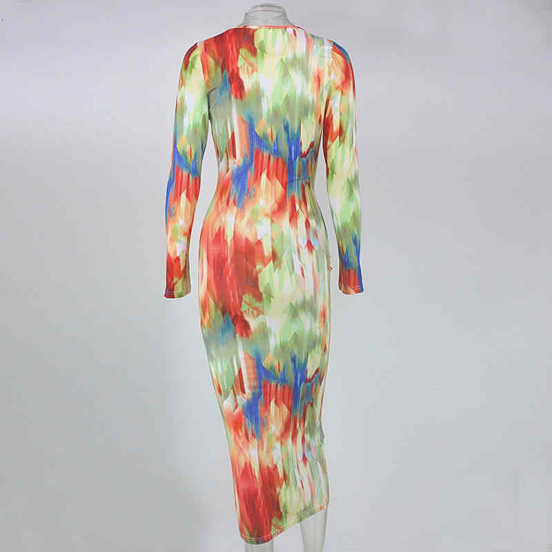 2021 High quality Vintage women dress V neck print cotton long summer dress plus size Sexy club casual dress