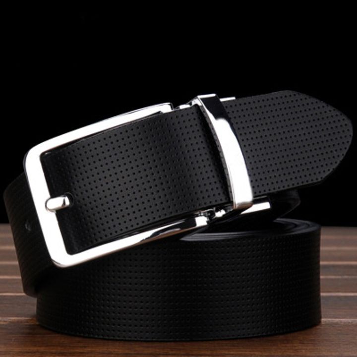 2021 High quality Fashion Casual Men Belt Leather Strap Belts Men Quality Automatic Buckle Belts