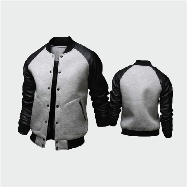 2021 High quality Men's Jacket Large Pockets Mens Coats and Jackets Slim Button Decoration Baseball