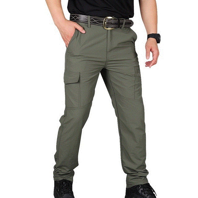 2021 High quality Men's Fashion Summer Light Weight Quick Dry Straight Ripstop Climbing Pant