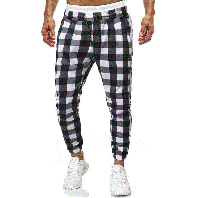 2021 High quality Casual Sweatpants Tethered Belt Trousers New Fashion Men Jogging Sport Pants