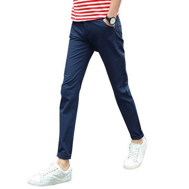 2021 High quality Male Cargo Pants Chinos Men Casual Slim Fit Trousers