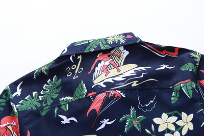 2021 High quality Mens Shirts Causal Long Sleeve Floral Shirts Men Elegant Business