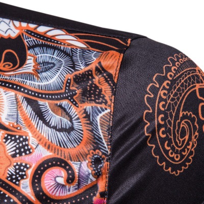 2021 High quality Spring Summer Floral Printed Shirt Men Sleeve Mens Casual Hawaiian Shirts