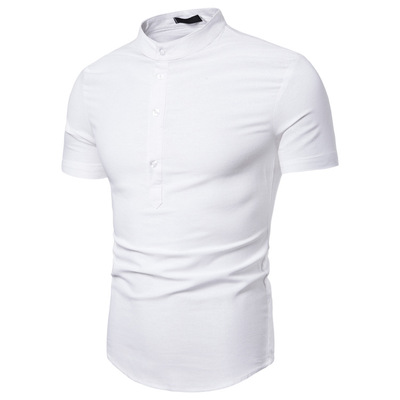 2021 High quality Fashion Cotton Polos Men Solid Slim Fit Short Sleeve Collar Business Men Polo Shirts