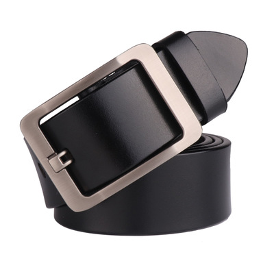 2021 High quality Men's belt leather belt men male genuine leather strap luxury pin buckle casual men's belt