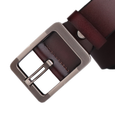 2021 High quality Men's belt leather belt men male genuine leather strap luxury pin buckle casual men's belt
