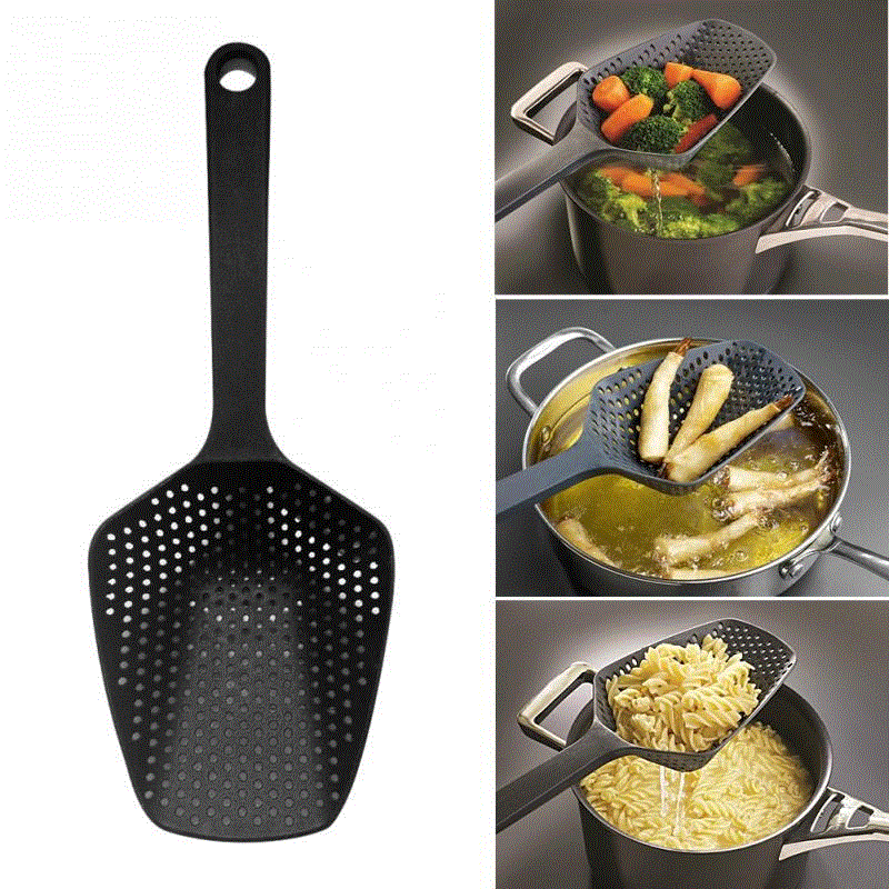 2021 High quality 1Pc Nylon Strainer Scoop Colander Kitchen Cookware Accessories Gadgets Portable Home Cooking Tools