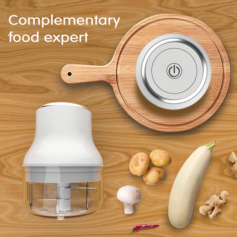 2021 High quality 100/250ml USB Electric Meat Grinder Shredder Garlic Onion Slicer Kitchen Cooking Tool