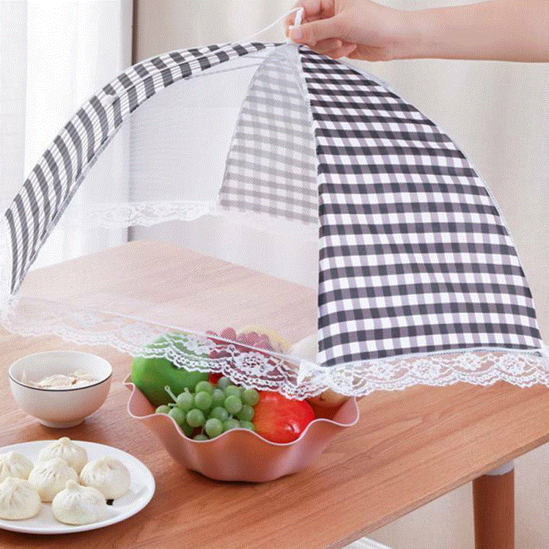 2021 High quality Household Food Umbrella Cover Anti Mosquito Fly Resistant Net Tent For Kitchen Table