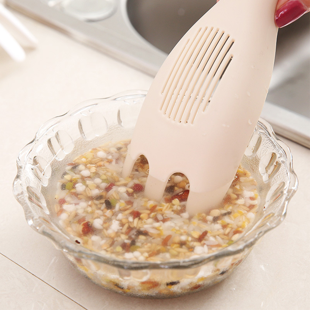 2021 High quality Multifunctional Kitchen Durable Rice Sieve Washing Spoon Plate Colanders Filters Strainer Kitche